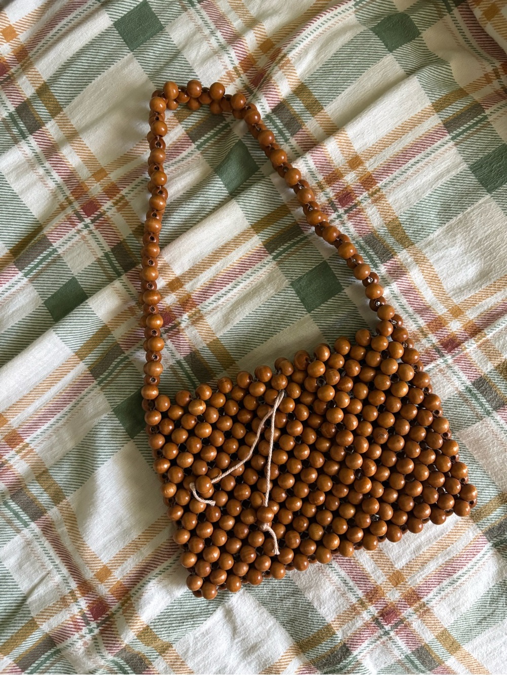 Hand-Beaded Mini Shoulder Bag